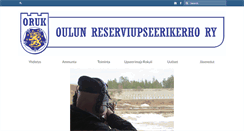 Desktop Screenshot of oruk.fi